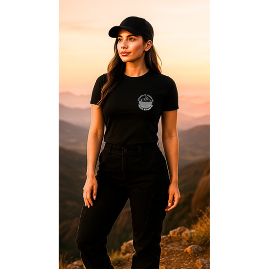 Camisa Casual Feminina Preta - 10 Cumes