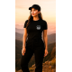 Camisa Casual Feminina Preta - 10 Cumes