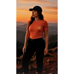 Camisa Casual Feminina Laranja - 10 Cumes