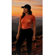 Camisa Casual Feminina Laranja - 10 Cumes