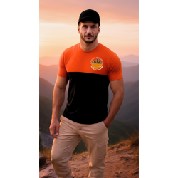 Camisa Casual Masculina Laranja - 10 Cumes