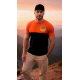 Camisa Casual Masculina Laranja - 10 Cumes