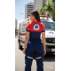 Body Manga Curta SAMU Laranja - Modelo 01- Personalizado