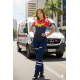 Body Manga Curta SAMU Laranja - Modelo 01- Personalizado