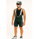 Bretelle Slim Masculino Horse Power Forro Gel D80 Verde Escuro