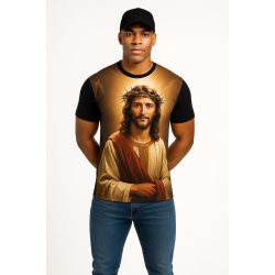 Camisa UV Personalizada IA - Jesus