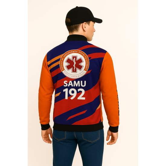 Casaco SAMU Laranja Modelo 03