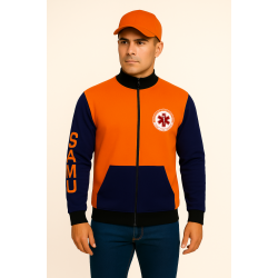 Casaco SAMU Laranja e Azul Modelo 01