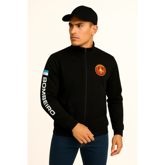 CASACO BOMBEIRO OFICIAL PRETO