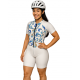 Macaquinho Ciclismo Bike Forro Gel - D80 Farme 111 - Feminino