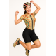 Macaquinho Ciclismo Bike Forro Gel - D80 Farme 109  - Feminino