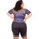 Macaquinho Ciclismo Bike Horse Power - Feminino - F63 Lar/Az