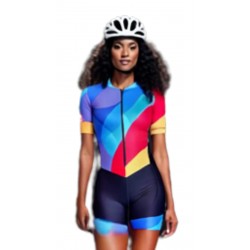 Macaquinho Ciclismo Bike Forro Gel - D80 Abst 01 - Feminino