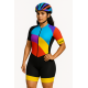 Macaquinho Ciclismo Bike Forro Gel - D80 Abst 02 - Feminino