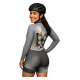 Macaquinho Ciclismo Bike Forro Gel - ML - D80 Abst 06 - Feminino