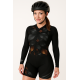 Macaquinho Ciclismo Bike Forro Gel - ML - D80 Abst 11 - Feminino
