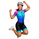 Macaquinho Ciclismo Bike Forro Gel - D80 0625 - Feminino