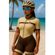 Macaquinho Ciclismo Bike Forro Gel - D80 2825 - Feminino
