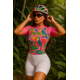 Macaquinho Ciclismo Bike Forro Gel - D80 3625- Feminino