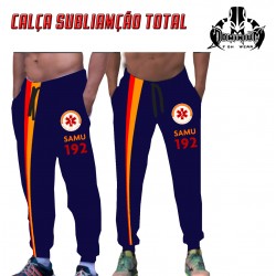 CALÇA SAMU PERSONALIZA AZUL MARINHO 