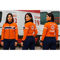 Corta Vento SAMU Laranja Modelo 02 - Feminino