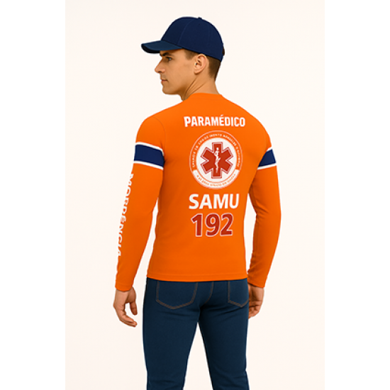 CAMISA UV SAMU LARANJA