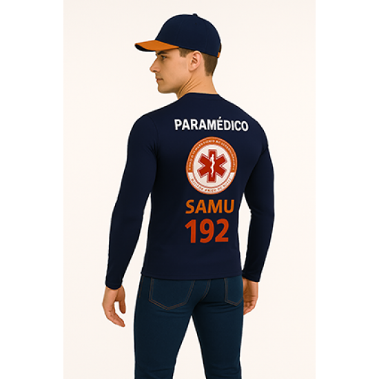 Camisa Proteção UV 50+ Azul Modelo 01