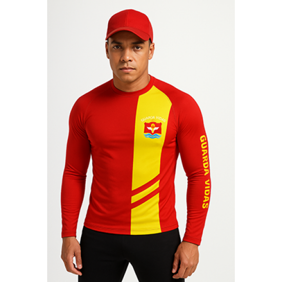 Camisa Manga Longa UV 50+ Guarda Vidas Modelo 01