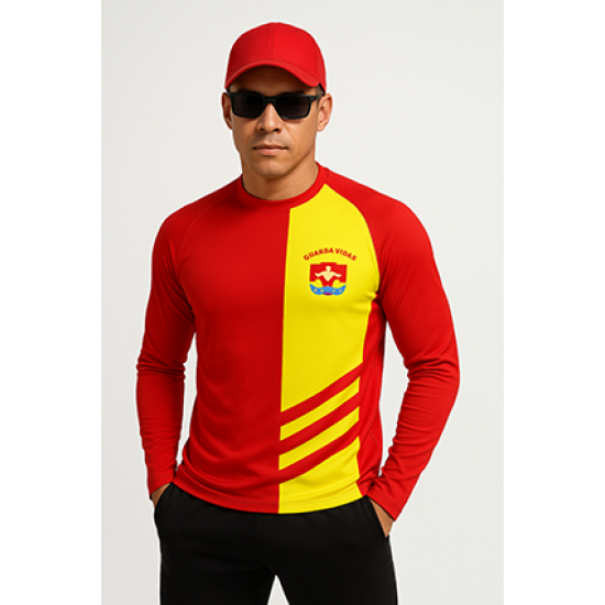 Camisa Manga Longa UV 50+ Guarda Vidas Modelo 01