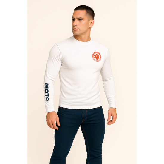 Camisa Proteção UV 50+ Branca Modelo 01