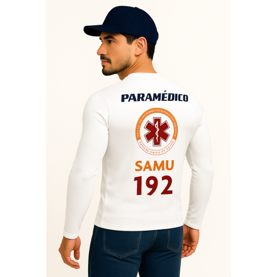 Camisa Proteção UV 50+ Branca Modelo 01