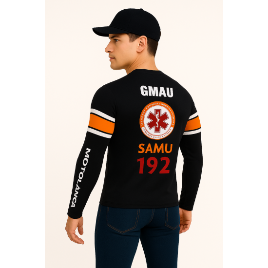 Camisa Proteção UV 50+ Preta Águia
