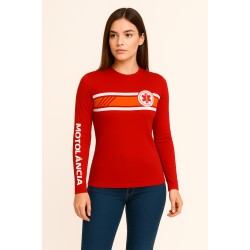 camisa uv proteção solar UV vermelha 