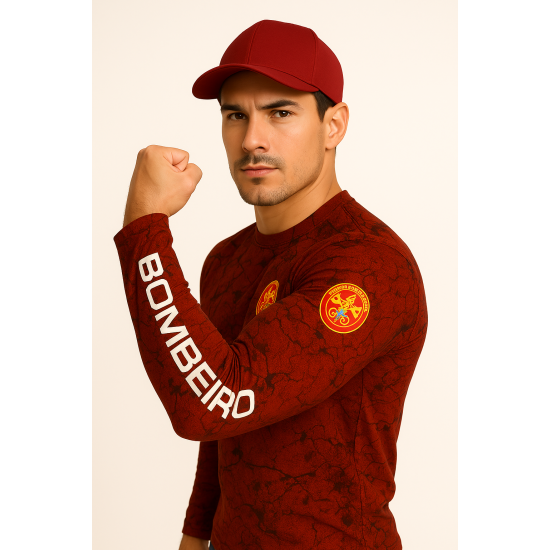 Camisa Manga Longa UV 50+ Bombeiro Modelo 03