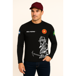 Camisa Manga Longa UV 50+ Bombeiro Modelo 01