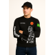 6005 CAMISA MANGA LONGA UV 50+ PRETA