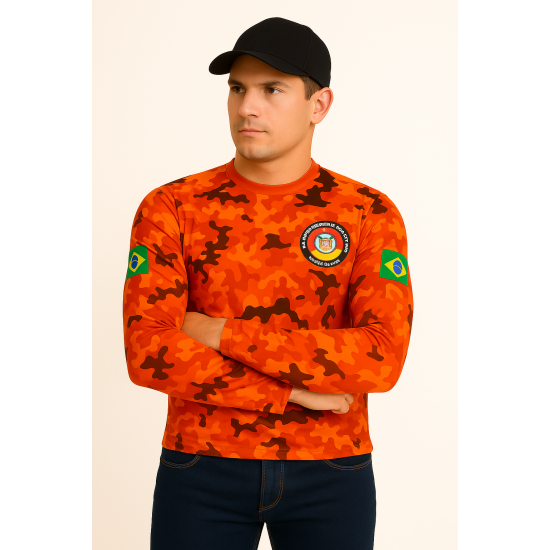 Camisa Manga Longa UV 50+ Bombeiro Modelo 02