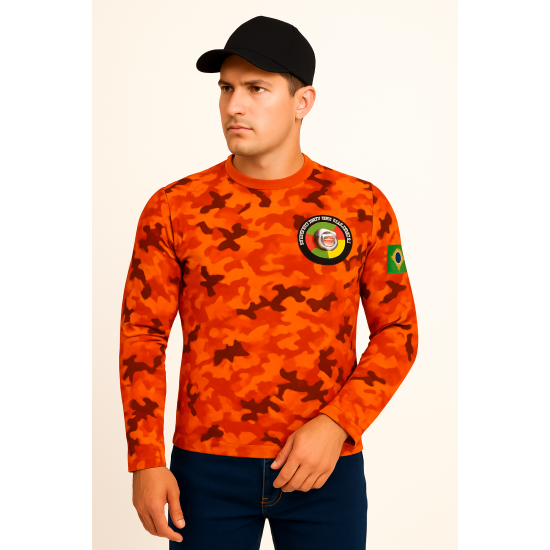 Camisa Manga Longa UV 50+ Bombeiro Modelo 02