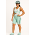 Bretelle Ciclismo Feminino Verde água  Modelo 01