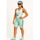 Bretelle Ciclismo Feminino Verde água  Modelo 01