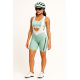 Bretelle Ciclismo Feminino Verde água  Modelo 01