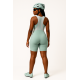 Bretelle Ciclismo Feminino Verde água  Modelo 01