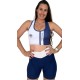 Bretelle Ciclismo Feminino Azul Marinho Modelo 01