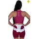 Bretelle Ciclismo Feminino Bordô Modelo 02