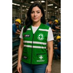 Colete Personalizado - Prevenção de Acidentes 